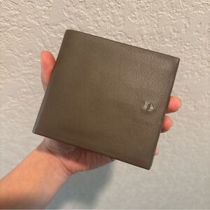 Bally Bifold Wallet Geniune Leather Grey made in Italy